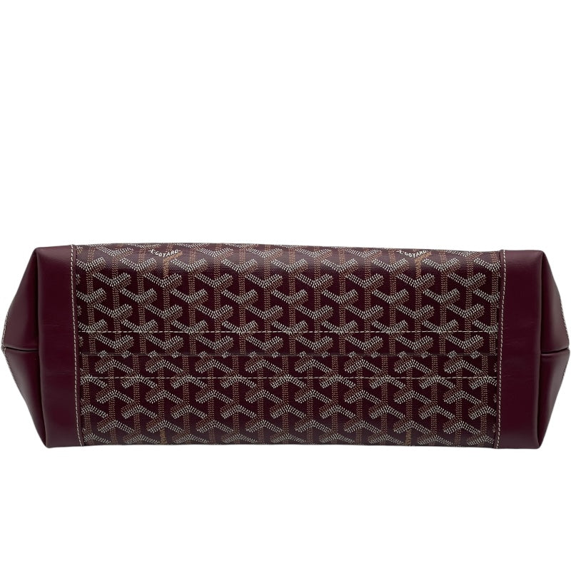 ゴヤール GOYARD ベルシャスビヨードPM ボルドー コーティングキャンパス レディース トートバッグ