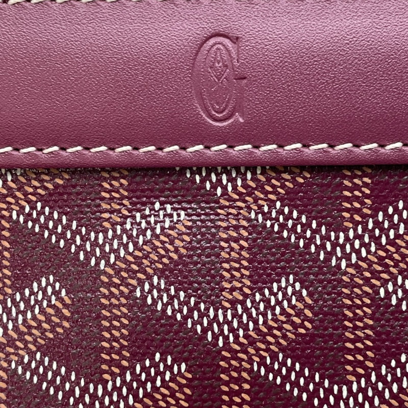 ゴヤール GOYARD ベルシャスビヨードPM ボルドー コーティングキャンパス レディース トートバッグ