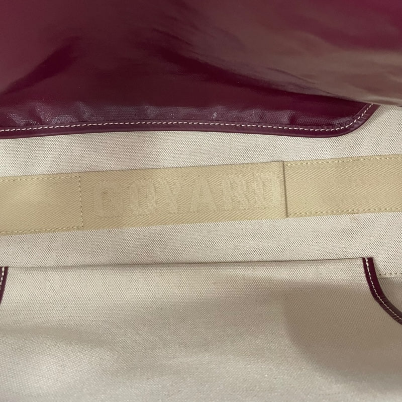 ゴヤール GOYARD ベルシャスビヨードPM ボルドー コーティングキャンパス レディース トートバッグ