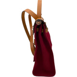 エルメス HERMES エールバッグジップPM A刻 ルージュカザック SV金具 トワル・ヴァッシュ レディース ショルダーバッグ