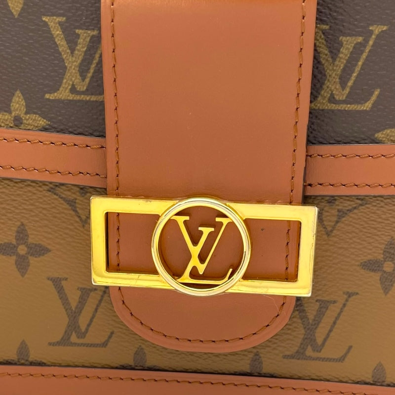 ルイ・ヴィトン LOUIS VUITTON ドーフィーヌMM M45958 ブラウン モノグラム・リバース レディース ショルダーバッグ