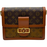 ルイ・ヴィトン LOUIS VUITTON ドーフィーヌMM M45958 ブラウン モノグラム・リバース レディース ショルダーバッグ