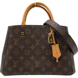 ルイ・ヴィトン LOUIS VUITTON モンテーニュBB M41055 ブラウン モノグラム レディース ハンドバッグ