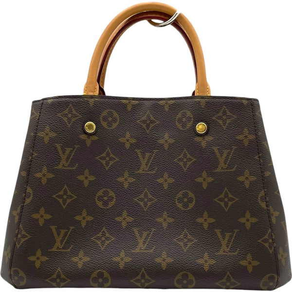 ルイ・ヴィトン LOUIS VUITTON モンテーニュBB M41055 ブラウン モノグラム レディース ハンドバッグ
