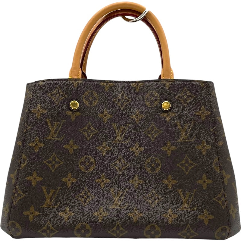 ルイ・ヴィトン LOUIS VUITTON モンテーニュBB M41055 ブラウン モノグラム レディース ハンドバッグ