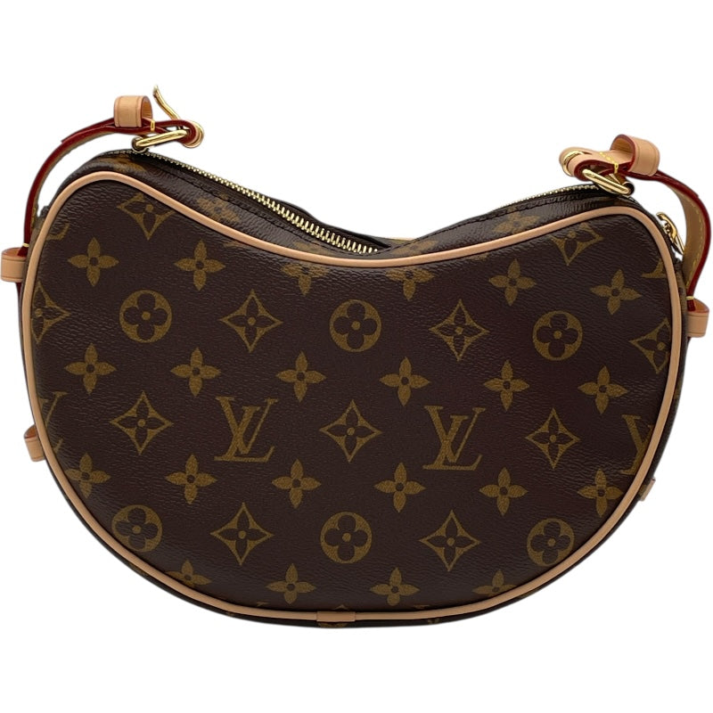 ルイ・ヴィトン LOUIS VUITTON クロワッサンショルダーバッグ M46828 ブラウン モノグラム レディース ショルダーバッグ