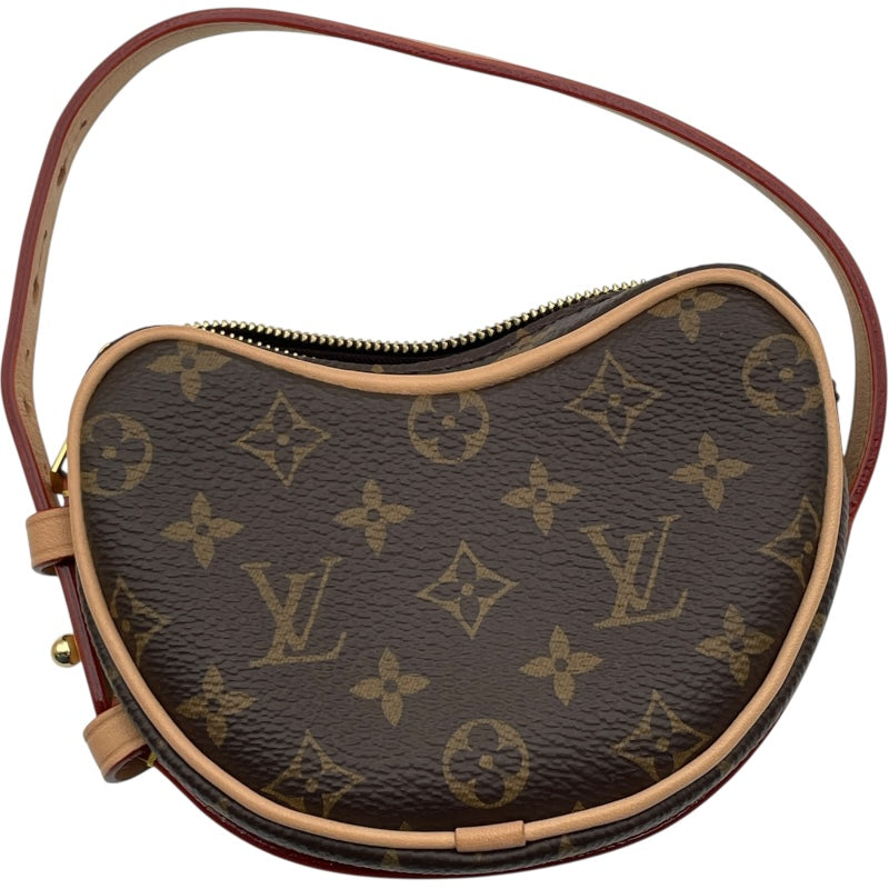ルイ・ヴィトン LOUIS VUITTON クロワッサンショルダーバッグ M46828 ブラウン モノグラム レディース ショルダーバッグ