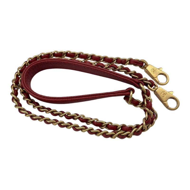 シャネル CHANEL ココハンドルXS A92990 24番台 レッド GD金具 キャビアスキン/リザード レディース ショルダーバッグ