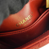 シャネル CHANEL ココハンドルXS A92990 24番台 レッド GD金具 キャビアスキン/リザード レディース ショルダーバッグ