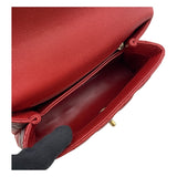 シャネル CHANEL ココハンドルXS A92990 24番台 レッド GD金具 キャビアスキン/リザード レディース ショルダーバッグ