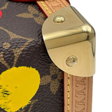ルイ・ヴィトン LOUIS VUITTON LV×YKサイドトランク 草間彌生　 M46396 ブラウン モノグラム・ペインティッド・ドット レディース ショルダーバッグ