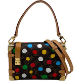 ルイ・ヴィトン LOUIS VUITTON LV×YKサイドトランク 草間彌生　 M46396 ブラウン モノグラム・ペインティッド・ドット レディース ショルダーバッグ