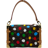 ルイ・ヴィトン LOUIS VUITTON LV×YKサイドトランク 草間彌生　 M46396 ブラウン モノグラム・ペインティッド・ドット レディース ショルダーバッグ