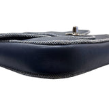 シャネル CHANEL ミニマトラッセチェーンショルダーバッグ ネイビー/シルバー金具 ラム レディース ショルダーバッグ