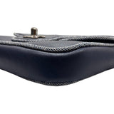 シャネル CHANEL ミニマトラッセチェーンショルダーバッグ ネイビー/シルバー金具 ラム レディース ショルダーバッグ