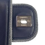 シャネル CHANEL ミニマトラッセチェーンショルダーバッグ ネイビー/シルバー金具 ラム レディース ショルダーバッグ