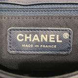 シャネル CHANEL ミニマトラッセチェーンショルダーバッグ ネイビー/シルバー金具 ラム レディース ショルダーバッグ
