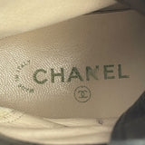 シャネル CHANEL CCマークレザーショートブーツ ブラック レザー レディース ブーツ