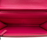 シャネル CHANEL ココロック マトラッセ チェーンウォレット A80766 22番台 ピンク GD金具 キャビア レディース ウォレットチェーン