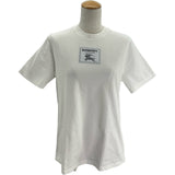 バーバリー BURBERRY プローサムラベルロゴワッペン半袖Tシャツ 8063476 ホワイト コットン レディース 半袖Ｔシャツ