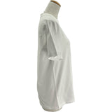 バーバリー BURBERRY プローサムラベルロゴワッペン半袖Tシャツ 8063476 ホワイト コットン レディース 半袖Ｔシャツ