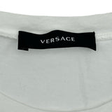ヴェルサーチ VERSACE ロゴ刺繍半袖Tシャツ 1008324 ホワイト コットン レディース 半袖Ｔシャツ