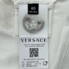ヴェルサーチ VERSACE ロゴ刺繍半袖Tシャツ 1008324 ホワイト コットン レディース 半袖Ｔシャツ
