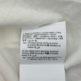 ヴェルサーチ VERSACE ロゴ刺繍半袖Tシャツ 1008324 ホワイト コットン レディース 半袖Ｔシャツ