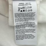 ヴェルサーチ VERSACE ロゴ刺繍半袖Tシャツ 1008324 ホワイト コットン レディース 半袖Ｔシャツ