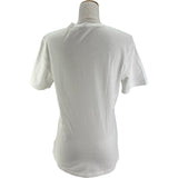 ヴェルサーチ VERSACE ロゴ刺繍半袖Tシャツ 1008324 ホワイト コットン