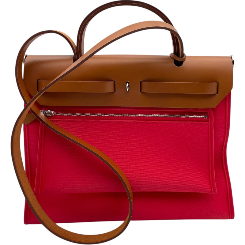 エルメス HERMES エールバッグジップPM D刻 ローズエクストリーム SV