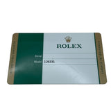 ロレックス ROLEX デイトジャスト41 サンダスト 126331 サンダスト PG/SS メンズ 腕時計