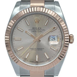 ロレックス ROLEX デイトジャスト41 サンダスト 126331 サンダスト PG/SS メンズ 腕時計
