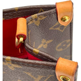 ルイ・ヴィトン LOUIS VUITTON サックプラPM M45848 ブラウン モノグラム レディース ショルダーバッグ
