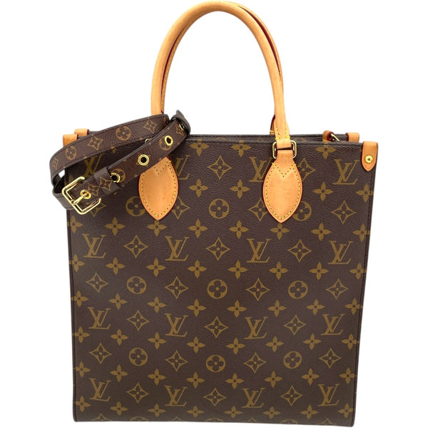 ルイ・ヴィトン LOUIS VUITTON サックプラPM M45848 ブラウン モノグラム レディース ショルダーバッグ