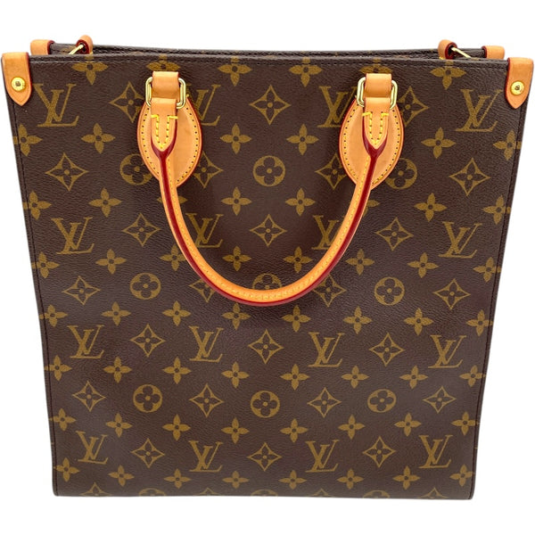 ルイ・ヴィトン LOUIS VUITTON サックプラPM M45848 ブラウン モノグラム レディース ショルダーバッグ