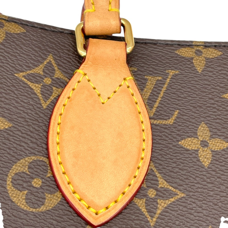 ルイ・ヴィトン LOUIS VUITTON サックプラPM M45848 ブラウン モノグラム レディース ショルダーバッグ