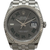 ロレックス ROLEX デイトジャスト36 スレート 126234 ダークグレー ホワイトゴールド/ステンレススティール 自動巻き メンズ 腕時計