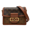 ルイ・ヴィトン LOUIS VUITTON ドーフィーヌMINI M45959 ブラウン モノグラムリバース/レザー レディース ショルダーバッグ