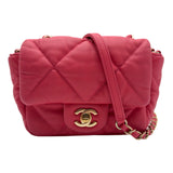 シャネル CHANEL マトラッセ スモールフラップ バッグ AS2232 ピンク ゴールド金具 ラムスキン レディース ショルダーバッグ