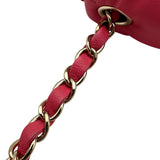 シャネル CHANEL マトラッセ スモールフラップ バッグ AS2232 ピンク ゴールド金具 ラムスキン レディース ショルダーバッグ