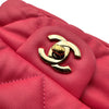 シャネル CHANEL マトラッセ スモールフラップ バッグ AS2232 ピンク ゴールド金具 ラムスキン レディース ショルダーバッグ