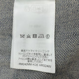 ルイ・ヴィトン LOUIS VUITTON モノグラム総柄 半袖 デニムジャケット HRS24W ブルー デニム メンズ デニムジャケット