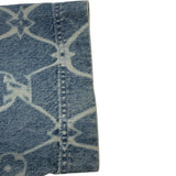 ルイ・ヴィトン LOUIS VUITTON モノグラム総柄 半袖 デニムジャケット HRS24W ブルー デニム メンズ デニムジャケット