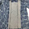 ルイ・ヴィトン LOUIS VUITTON モノグラム総柄 半袖 デニムジャケット HRS24W ブルー デニム メンズ デニムジャケット