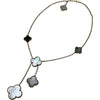 ヴァンクリーフ＆アーペル Van Cleef & Arpels マジック アルハンブラ ネックレス 6モチーフ ゴールド Au750/マザーオブパール/オニキス ジュエリー