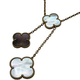 ヴァンクリーフ＆アーペル Van Cleef & Arpels マジック アルハンブラ ネックレス 6モチーフ ゴールド Au750/マザーオブパール/オニキス ジュエリー