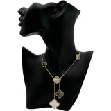 ヴァンクリーフ＆アーペル Van Cleef & Arpels マジック アルハンブラ ネックレス 6モチーフ ゴールド Au750/マザーオブパール/オニキス ジュエリー