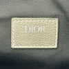 クリスチャン・ディオール Christian Dior サドルバッグ グレー レザー メンズ ウエストバッグ