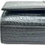 サンローラン SAINT LAURENT ケイトチェーンショルダーバッグ ブラック レザー レディース ショルダーバッグ